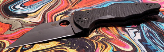 Spyderco Yojimbo 2 Compression Lock Knife Black G-10 *2nd (3.2" Black)*